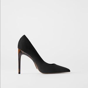 Black Zara tortoise heel